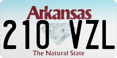 AR license plate 210VZL