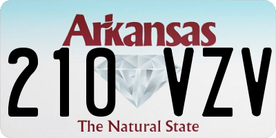 AR license plate 210VZV