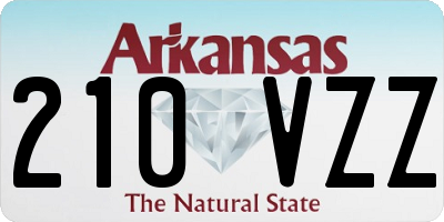 AR license plate 210VZZ