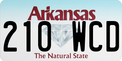 AR license plate 210WCD