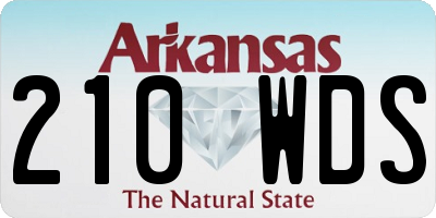 AR license plate 210WDS