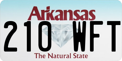 AR license plate 210WFT