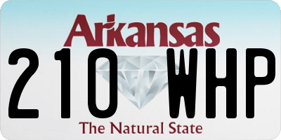 AR license plate 210WHP
