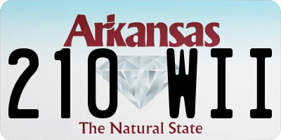 AR license plate 210WII