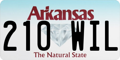 AR license plate 210WIL
