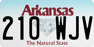AR license plate 210WJV
