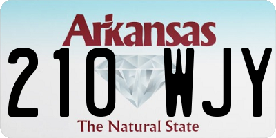 AR license plate 210WJY