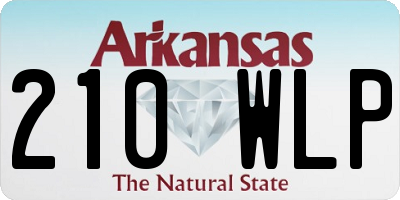 AR license plate 210WLP