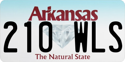 AR license plate 210WLS