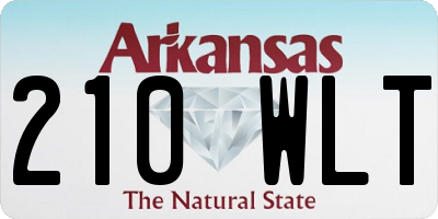 AR license plate 210WLT