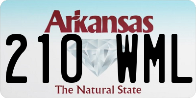 AR license plate 210WML