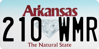 AR license plate 210WMR