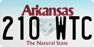 AR license plate 210WTC