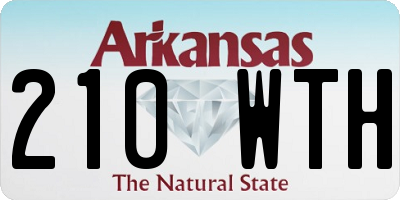 AR license plate 210WTH