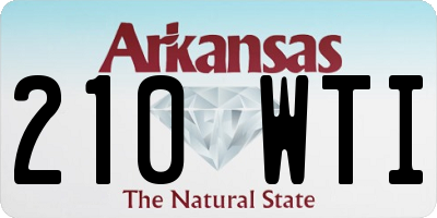 AR license plate 210WTI