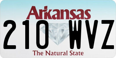 AR license plate 210WVZ