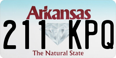 AR license plate 211KPQ