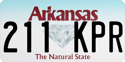 AR license plate 211KPR