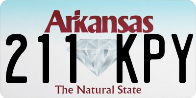 AR license plate 211KPY