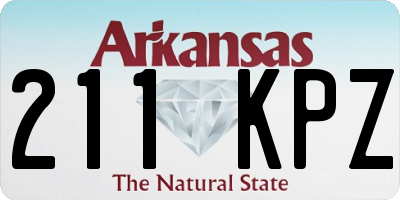 AR license plate 211KPZ