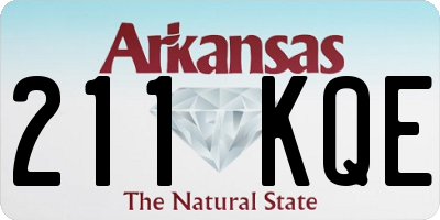 AR license plate 211KQE