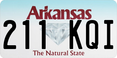 AR license plate 211KQI