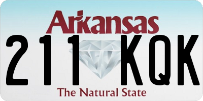 AR license plate 211KQK