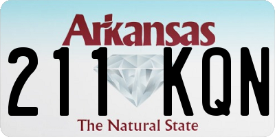 AR license plate 211KQN