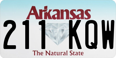 AR license plate 211KQW