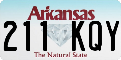 AR license plate 211KQY