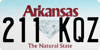 AR license plate 211KQZ