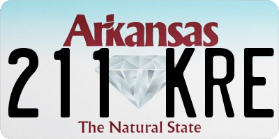 AR license plate 211KRE