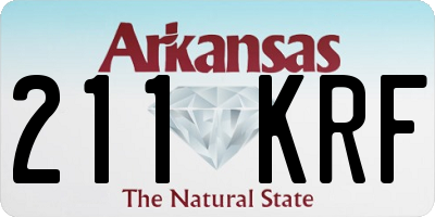 AR license plate 211KRF