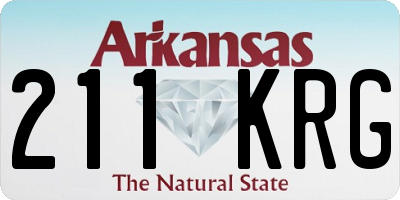 AR license plate 211KRG