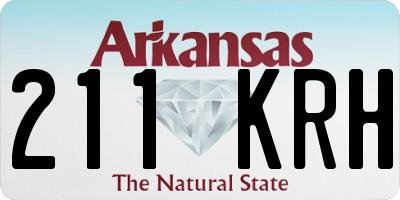 AR license plate 211KRH