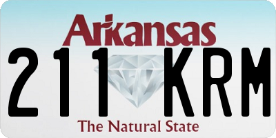 AR license plate 211KRM