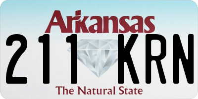 AR license plate 211KRN