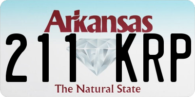 AR license plate 211KRP
