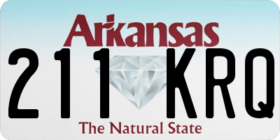 AR license plate 211KRQ