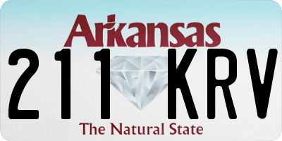 AR license plate 211KRV