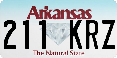 AR license plate 211KRZ