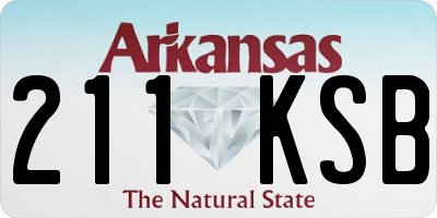 AR license plate 211KSB