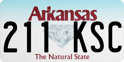 AR license plate 211KSC