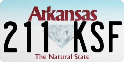 AR license plate 211KSF