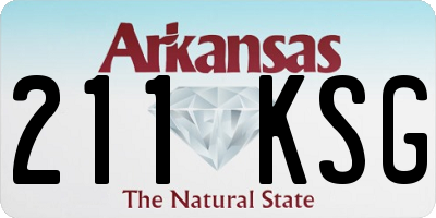 AR license plate 211KSG