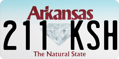 AR license plate 211KSH