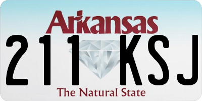 AR license plate 211KSJ
