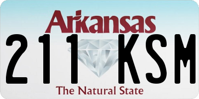 AR license plate 211KSM
