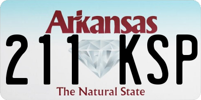 AR license plate 211KSP