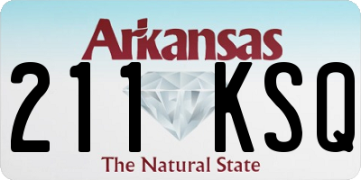 AR license plate 211KSQ